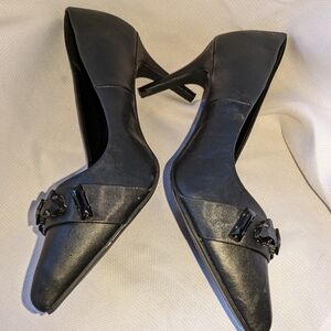 NWT Catherines Black Pump Shoes Heels Women's Size 11
